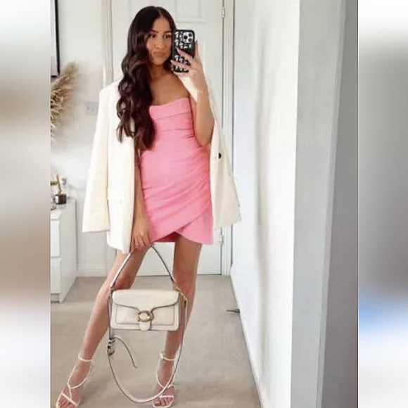 ZARA * mini skirt pink Size XS S M - Picture 12 of 15